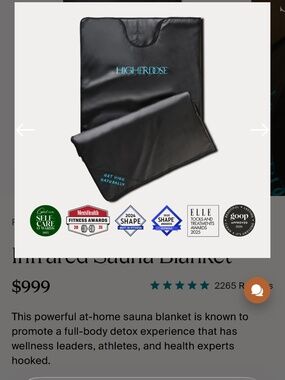 Higher dose sauna blanket